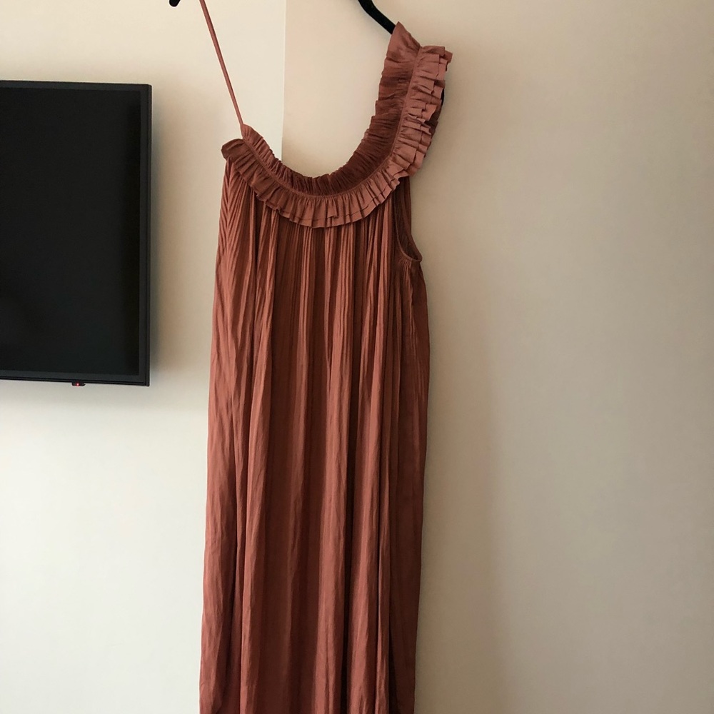 Ulla Johnson one shoulder satin dress
